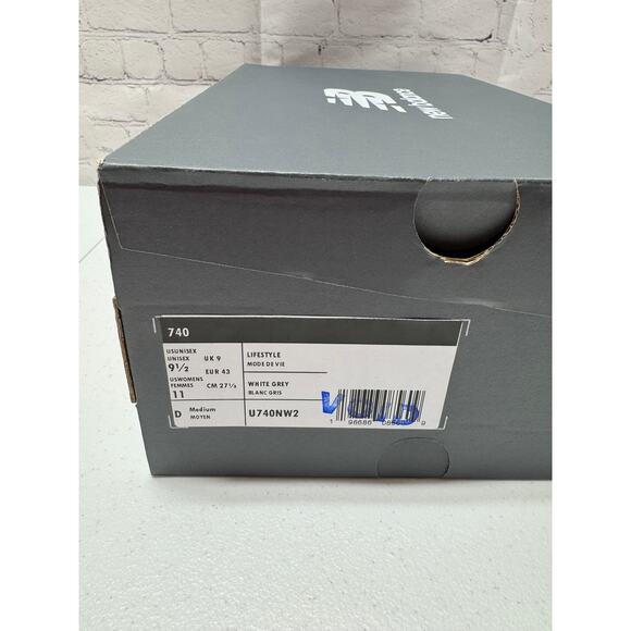 New Balance 740 Black Grey U740BM2 Unisex Sneakers Men’s 9.5 / Women’s 11 NIB - Picture 9 of 10